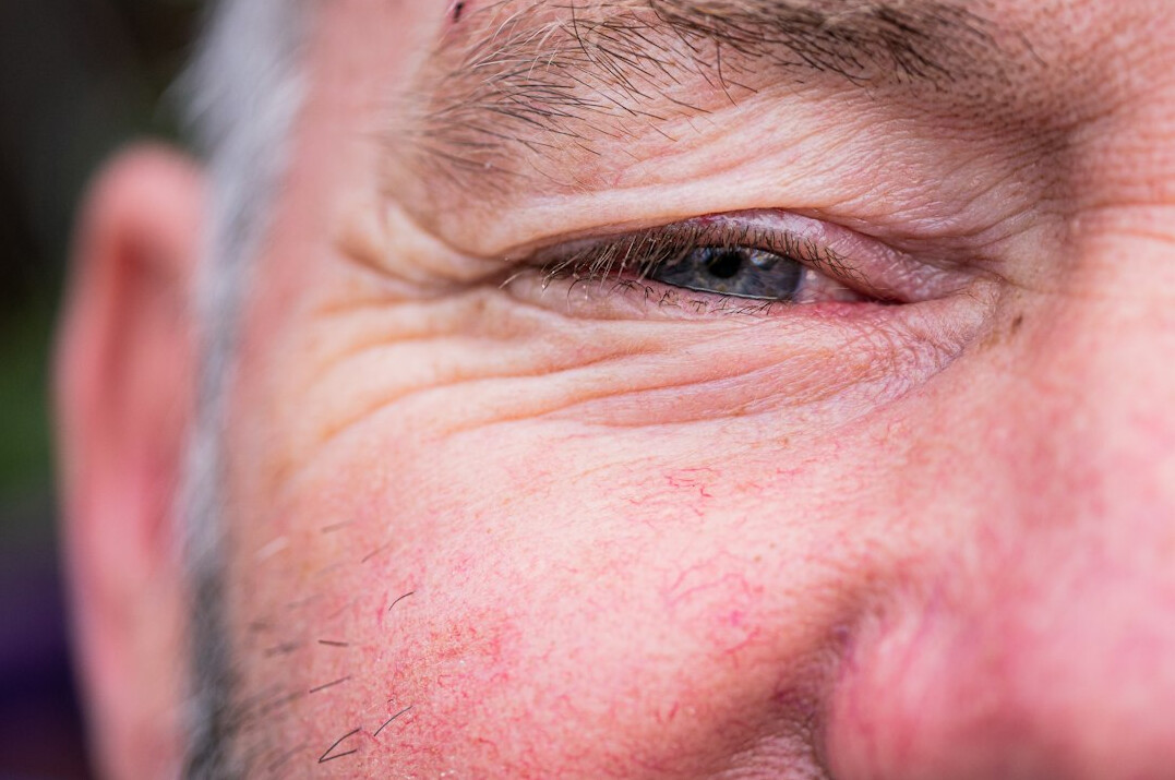 Portrait of a smiling man in his forties